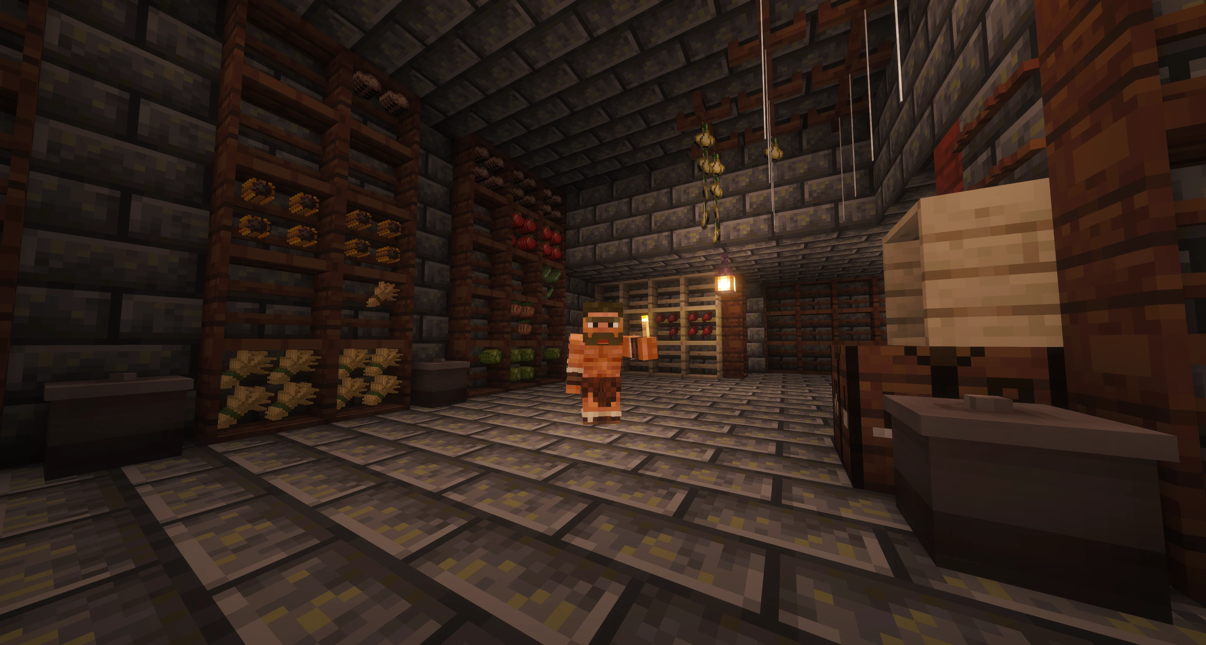 <span class="username">BobBuildsBlocks</span> in the new cellar he and <span class="username">ILaikRice</span> built